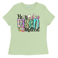 Matcha he is risen indeed Ladies Tee - MaliasSmallBusiness