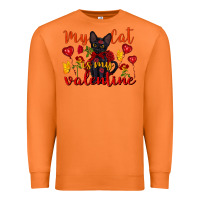 Carrot my cat is my valentine valentine's day Premium Sweatshirt - FaDigitalArtStudio