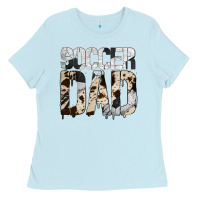 Baby Blue no background soccer dad Ladies Tee - Jasminsmagicworld