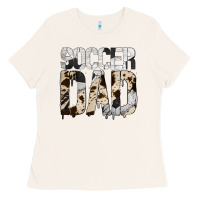 Bone no background soccer dad Ladies Tee - Jasminsmagicworld