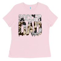 Bubblegum Pink no background soccer dad Ladies Tee - Jasminsmagicworld