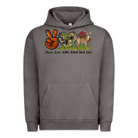 Pigment Tornado Peace Love White Tailed Buck Deer Urban Hoodie - LillyAllenDesigns