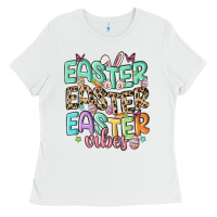 White easter vibes Ladies Tee - MaliasSmallBusiness