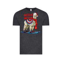 Vintage Black Fleece Navidad Alpaca Vintage Tee - LillyAllenDesigns
