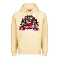 Pina Colada Skull Xoxo rainbow Valentine's Day Premium Hoodie - FaDigitalArtStudio