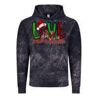 Cloud Black love came dow christmas Vintage Hoodie - RacoonDesign