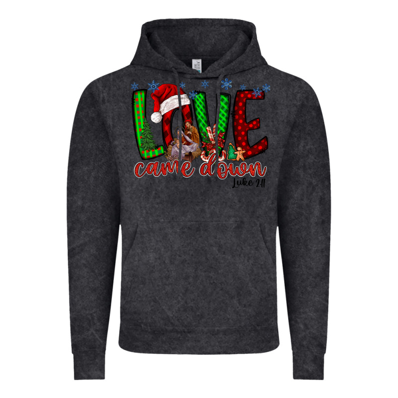 Love Came Dow Christmas Vintage Hoodie by RacoonDesign | Teevron