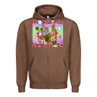 Chestnut Easter eggs bunnys basket Zipper Hoodie - OliviaCreatesArt