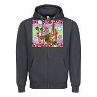 Smoke Easter eggs bunnys basket Zipper Hoodie - OliviaCreatesArt