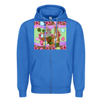 True Royal Easter eggs bunnys basket Zipper Hoodie - OliviaCreatesArt