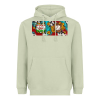 Matcha no place like home baseball Heavyweight Hoodie - BundleAndBundleShop