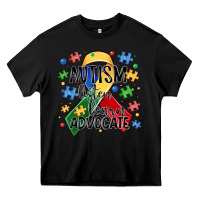 Black autism listen learn advocate Heavy Core Tee - MaliasSmallBusiness