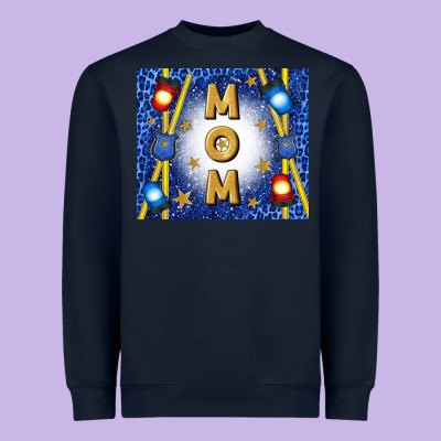Police Mom Mother’s Day Heavyweight Sweatshirt Designed By Tumblerdesignbyshophia