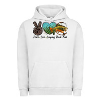 Pigment Lunar Rock Peace Love Leaping Brook Trout Urban Hoodie - LillyAllenDesigns