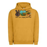 Pigment Peanut Butter Peace Love Leaping Brook Trout Urban Hoodie - LillyAllenDesigns