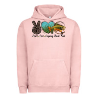 Pigment Salmon Peace Love Leaping Brook Trout Urban Hoodie - LillyAllenDesigns