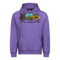 Tulip Peace Love Leaping Brook Trout Urban Hoodie - LillyAllenDesigns