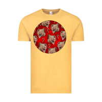 Vintage Mustard christmas pig Vintage Tee - LillyAllenDesigns
