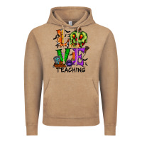 Vintage Coffee love taching halloween Vintage Hoodie - RacoonDesign