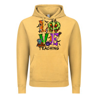 Vintage Mustard love taching halloween Vintage Hoodie - RacoonDesign