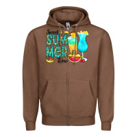 Chestnut sweet summer time pineapple Zipper Hoodie - CowCowDesign