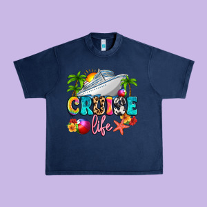 Cruise Life Urban Heavy Tee Designed By Artiststas
