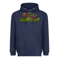 Navy christmas vibes libbey glass Heavyweight Hoodie - BundleAndBundleShop
