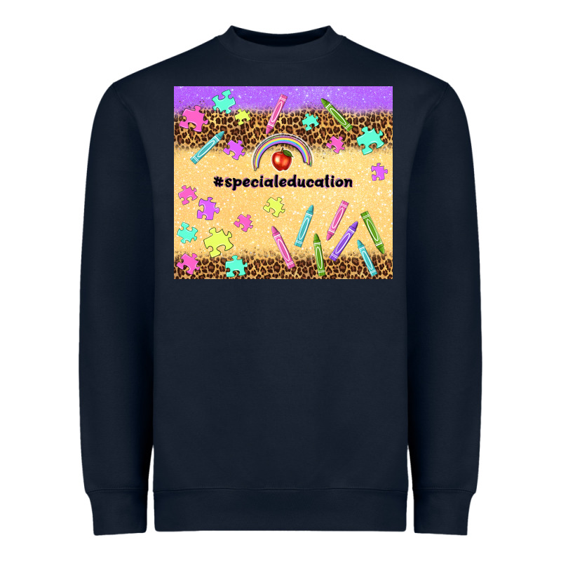 Special Education Teacher Heavyweight Sweatshirt by TumblerDesignByShophia | Teevron