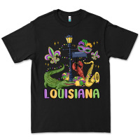 Black louisiana mardi gras Premium Tee - MaliasSmallBusiness