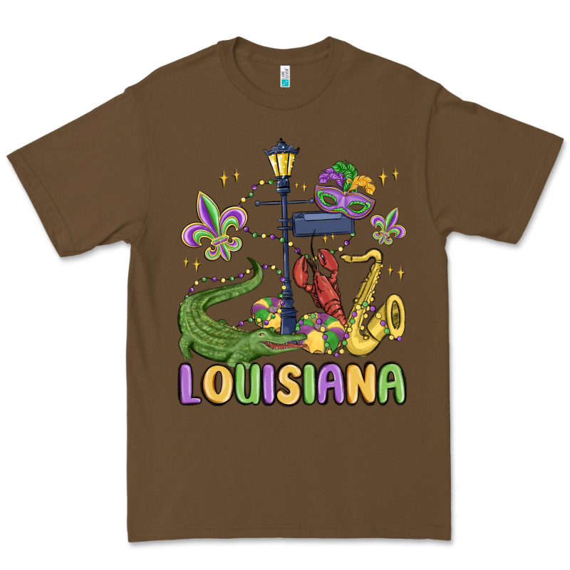Louisiana Mardi Gras Premium Tee by MaliasSmallBusiness | Teevron