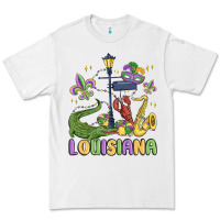 White louisiana mardi gras Premium Tee - MaliasSmallBusiness
