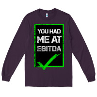 Plum You Had Me At Ebitda Long Sleeve Tee - Bettercallsaul