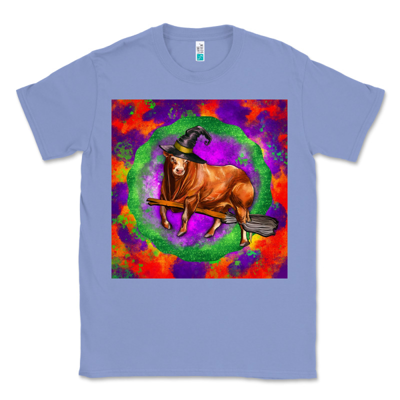 Halloween Red Angus Bull Classic Tee by LillyAllenDesigns | Teevron