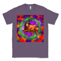 Lavender halloween red angus bull Classic Tee - LillyAllenDesigns