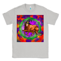 Moon Dust halloween red angus bull Classic Tee - LillyAllenDesigns