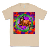 Mushroom halloween red angus bull Classic Tee - LillyAllenDesigns