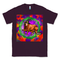 Plum halloween red angus bull Classic Tee - LillyAllenDesigns