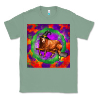Sage halloween red angus bull Classic Tee - LillyAllenDesigns