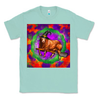 Seafoam halloween red angus bull Classic Tee - LillyAllenDesigns