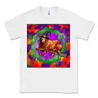 White halloween red angus bull Classic Tee - LillyAllenDesigns