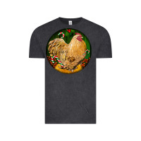 Vintage Black cochin rooster christmas Vintage Tee - LillyAllenDesigns