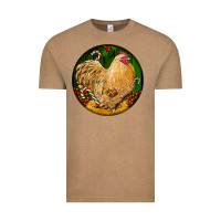 Vintage Coffee cochin rooster christmas Vintage Tee - LillyAllenDesigns