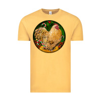 Vintage Mustard cochin rooster christmas Vintage Tee - LillyAllenDesigns