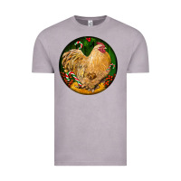 Vintage Zinc cochin rooster christmas Vintage Tee - LillyAllenDesigns