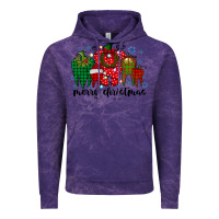 Cloud Purple merry christmas tooth Vintage Hoodie - RacoonDesign