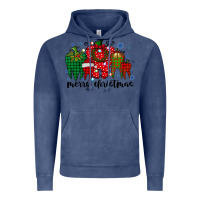 Vintage Denim merry christmas tooth Vintage Hoodie - RacoonDesign