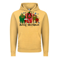 Vintage Mustard merry christmas tooth Vintage Hoodie - RacoonDesign