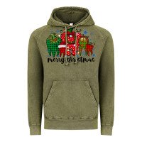 Vintage Olive merry christmas tooth Vintage Hoodie - RacoonDesign