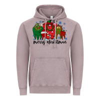 Vintage Zinc merry christmas tooth Vintage Hoodie - RacoonDesign