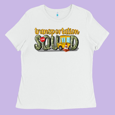 Transportation Squad Ladies Tee Designed By Maliassmallbusiness
